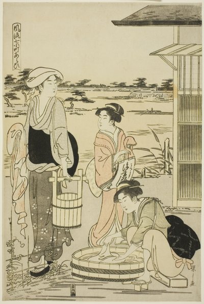 Komachi Ono no Komachi (Fru 7 Komachi) od Chobunsai Eishi