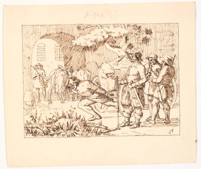Ilustrace pro sv. Svatý. Blicher, Tři svaté předvečery od Christen Dalsgaard