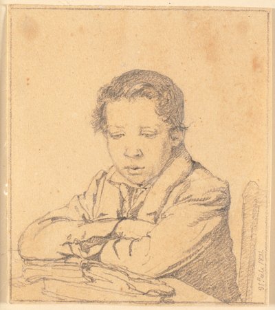 Reading Boy (Fritz Feilberg) od Christen Købke