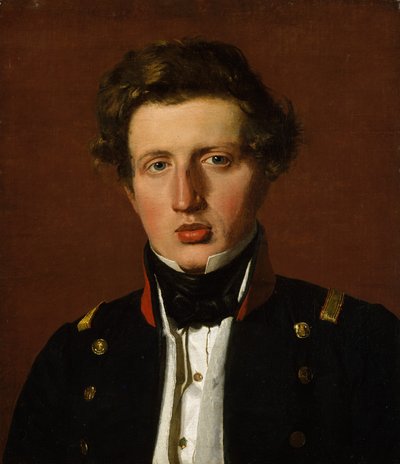 Valdemar Hjartvar Købke 1813-1893, bratr umělce, ca. 1838. od Christen Købke