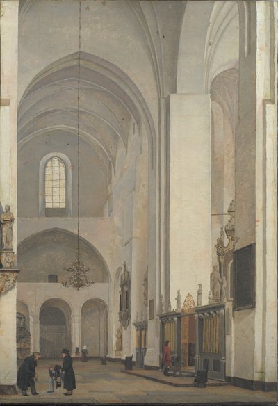 Příčná loď katedrály Århus od Christen Købke