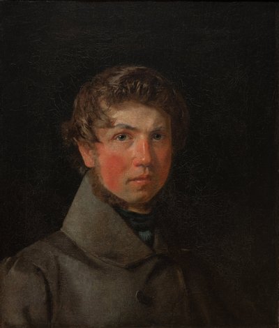 Autoportrét, c.1833 od Christen Schjellerup Købke