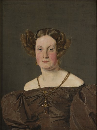 Paní Th Petersen, rozená Roepstorff, 1833 od Christen Schjellerup Købke