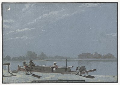 Příjezd sirotčího člunu na Buiten Amstel (deník, 19. listopadu) od Christiaan Andriessen