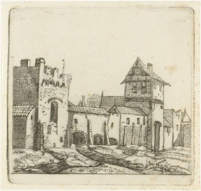 Městské hradby od Christiaan Friedrich Ruppe
