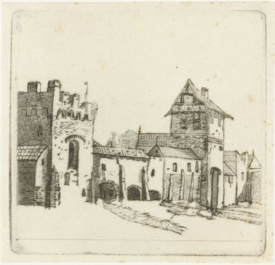 Městské hradby od Christiaan Friedrich Ruppe
