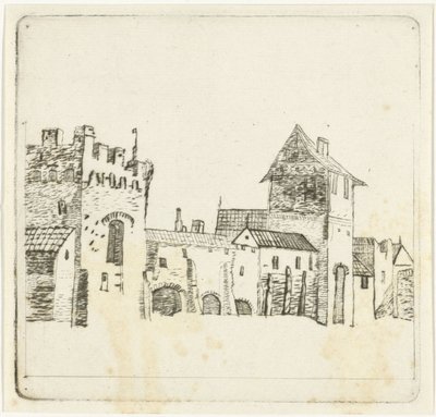 Městské hradby od Christiaan Friedrich Ruppe