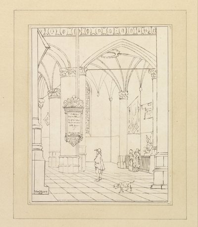 Kerkinterieur od Christiaan Josi