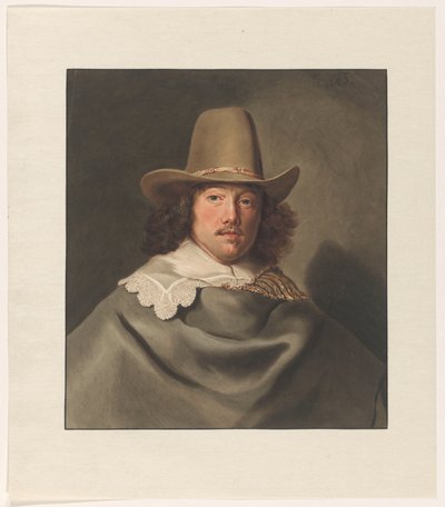 Portrét Abrahama Velterse (1603-1690) od Christiaan Kramm