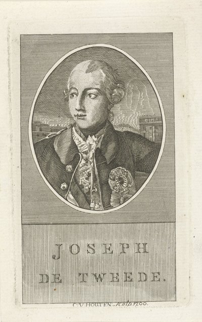 Portrét Josefa II., německého císaře od Christiaan van Houten