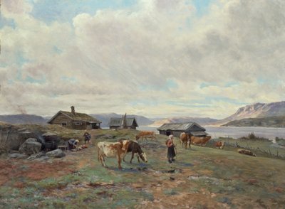 Ranní atmosféra v Holmvassbu od Christian Eriksen Skredsvig