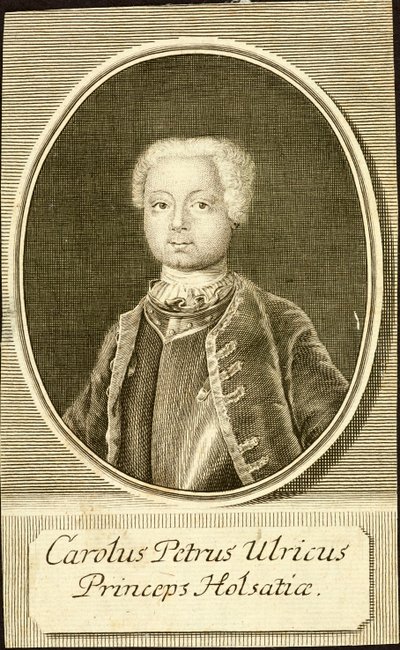 Portrét vévody Karla Petra Ulricha z Holštýnska-Gottorpu 1728-1762, 1734. od Christian Friedrich Fritzsch