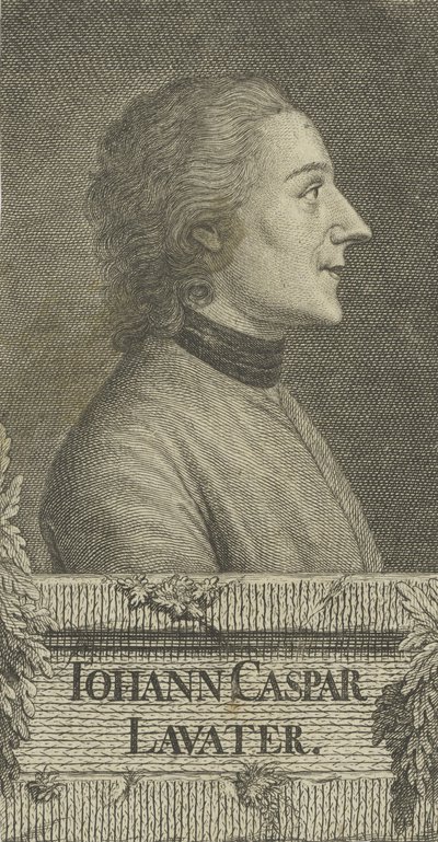 Portrét básníka a fyziognoma Johanna Kaspara Lavatera 1741-1801, 1773. od Christian Friedrich Fritzsch