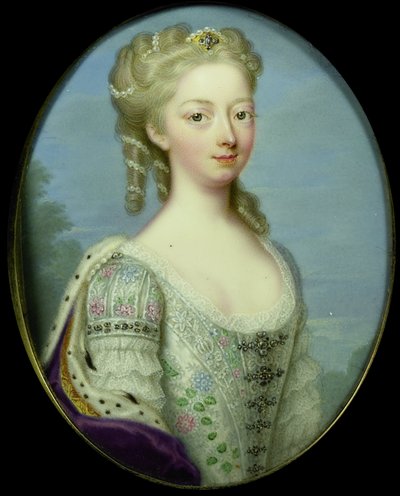 Anna, princezna z Hannoveru (1709-59), manželka Viléma IV., prince z Orange-Nassau od Christian Friedrich Zincke