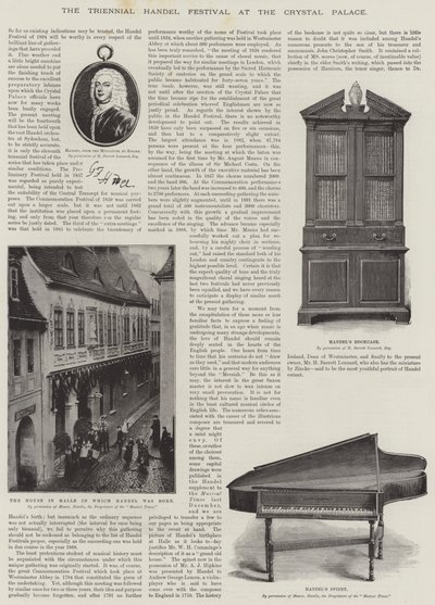 Triennial Handel Festival v Crystal Palace od Christian Friedrich Zincke