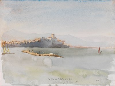Antibes, 2017 (akvarel) od Christian Furr