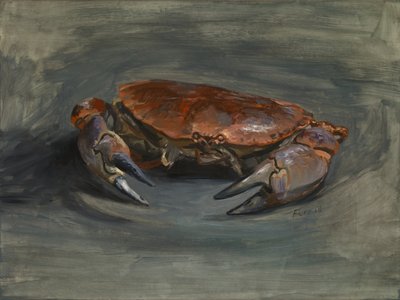 Krab, 2018 (olej na dřevěné desce s gesso) od Christian Furr