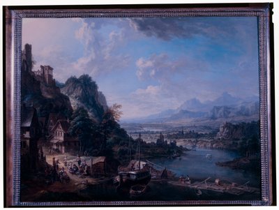 Reinin maisema od Christian Georg the Elder Schuetz