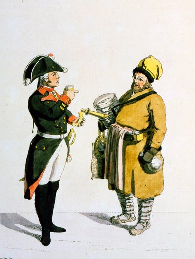 Prodejce Sbiten, 1799. od Christian Gottfried Heinrich Geissler