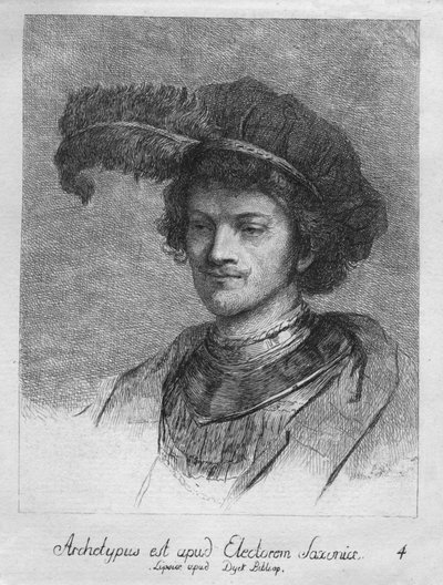Je archetypem saského kurfiřta. Lipšice v Duck Bibliop, 1769 od Christian Gottfried Schultze