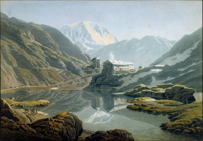 Hospiz auf dem Großen St. Bernhard von Christian Gottlieb Théophile Steinlen