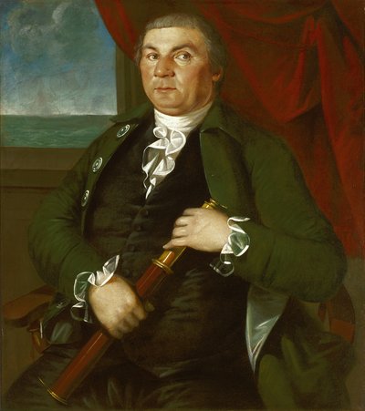 Kapitán David Coats, asi 1775 (olej na plátně) od Christian Gullager