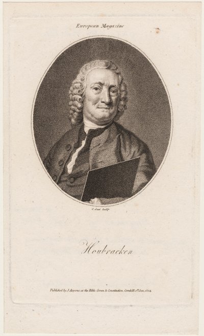 Houbraken, z „European Magazine“, 1804 od Christian Josi