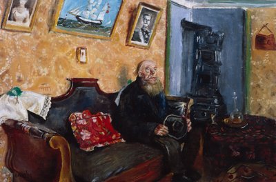 Kondolenční návštěva od Christian Krohg