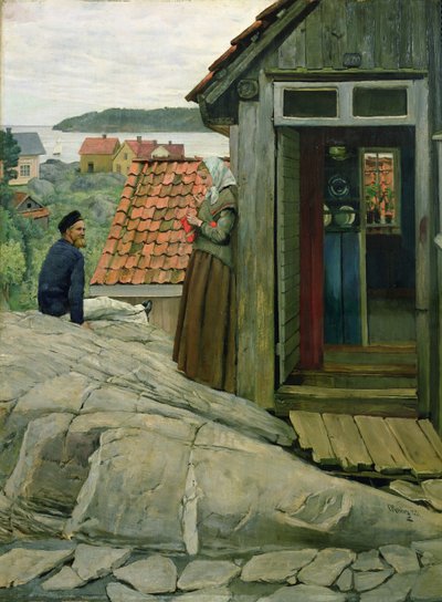 Z pobřeží od Christian Krohg