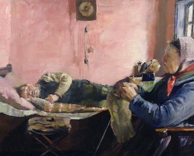 Odpolední spánek Nielse Gaihedeho od Christian Krohg