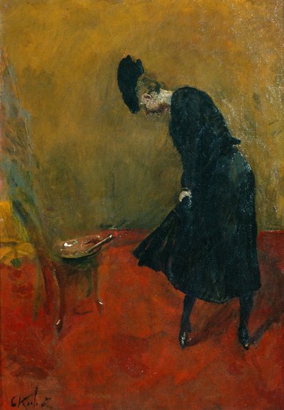 Stříkající barva od Christian Krohg