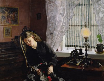 Švadlena od Christian Krohg
