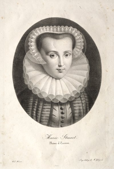Marie Stuartovna. od Christian Ludwig Wilhelm Heuer