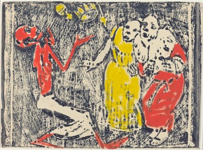 Smrt jako žonglér, 19181919. od Christian Rohlfs