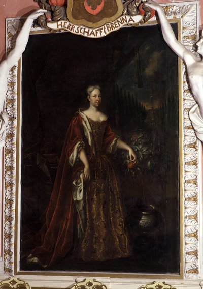 Magdalena Augusta, vévodkyně Sachsen-Gotha-Altenburg, mezi 1708-32 od Christian Schilbach