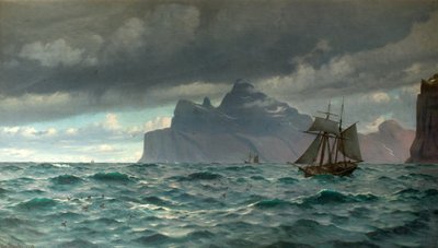 Cape North, Icelend, 1884 od Christian Vigilius Blache