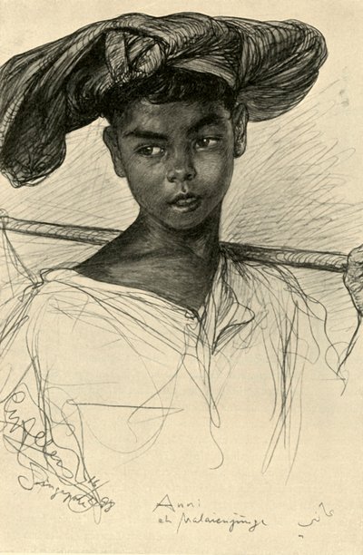 Vše - Malayan Boy, Singapur, 1898. od Christian Wilhelm Allers