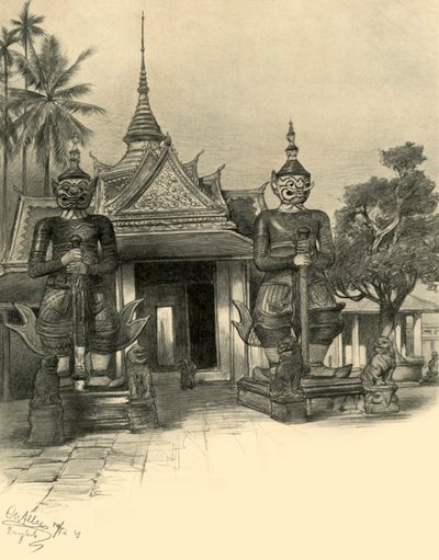 Bangkok, Siam, 1898. od Christian Wilhelm Allers