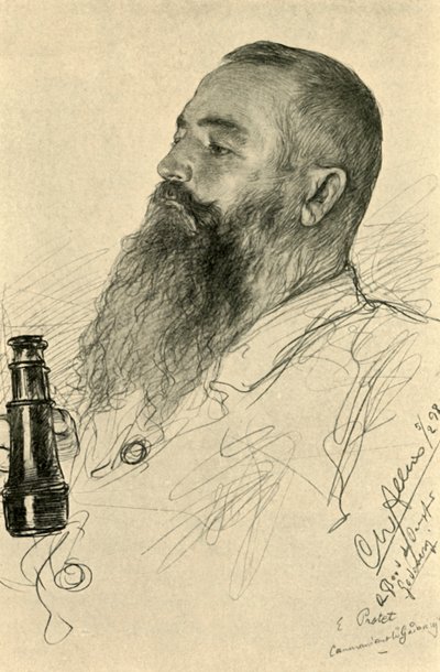 Kapitán Protet z parníku ‚Godavery‘, 1898. od Christian Wilhelm Allers