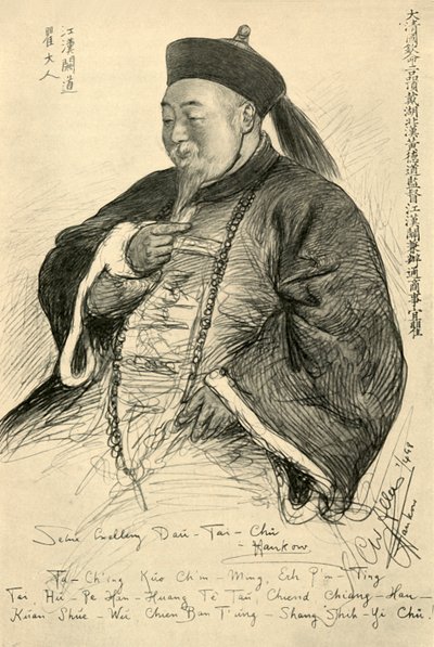 Jeho Excelence Dao-Tai-Chu, Hankow, Čína, 1898. od Christian Wilhelm Allers