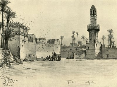Domy v Nagadě, Egypt, 1898. od Christian Wilhelm Allers
