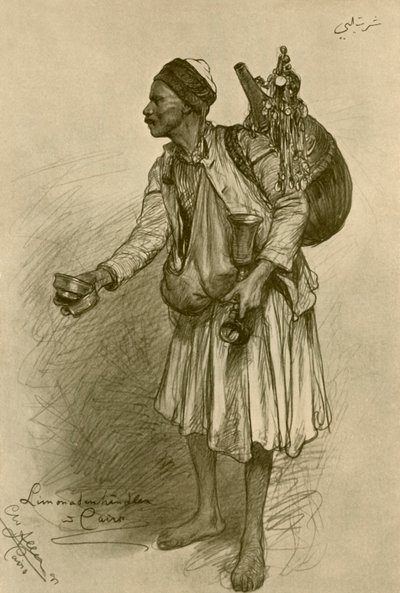 Prodejce limonád, Káhira, Egypt, 1898. od Christian Wilhelm Allers
