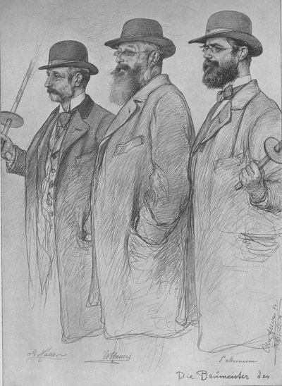 Martin Haller, Wilhelm Hauers, Wilhelm Emil Meerwein od Christian Wilhelm Allers