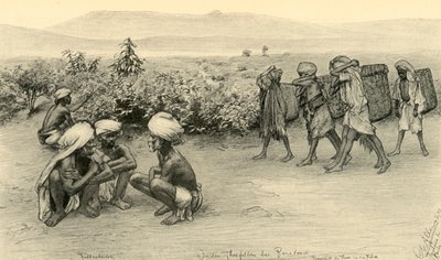 Sběrači čaje, Peradeniya, Ceylon, 1898. od Christian Wilhelm Allers