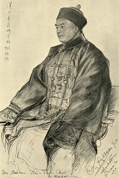 w U-ting-cha U, mandarín v Hankow, 1898. od Christian Wilhelm Allers