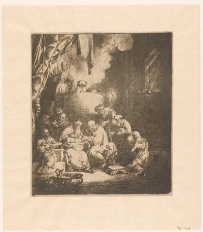 Obřízka Krista od Christian Wilhelm Ernst Dietrich