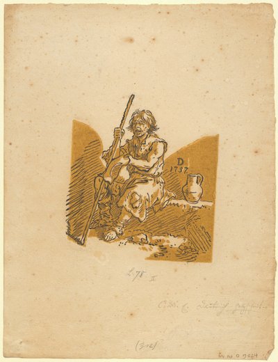 Blinder Bettler od Christian Wilhelm Ernst Dietrich