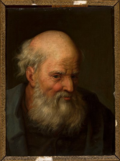 Hlava starce (sv. Petr?) od Christian Wilhelm Ernst Dietrich