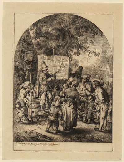 Velké uzdravení nemocných od Christian Wilhelm Ernst Dietrich