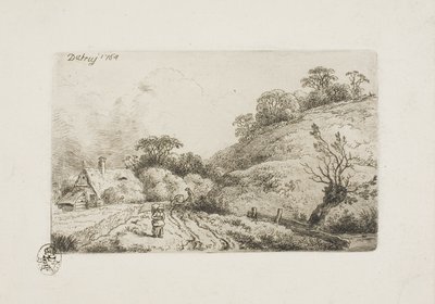 Kukuřičné pole (Rembrandt Manner) od Christian Wilhelm Ernst Dietrich